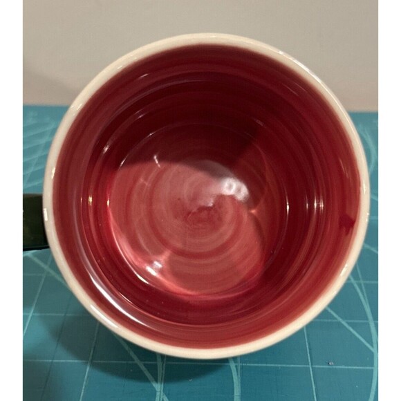 Mud Pie Santa Wreath Mug Ceramic 2023 - Picture 2 of 3